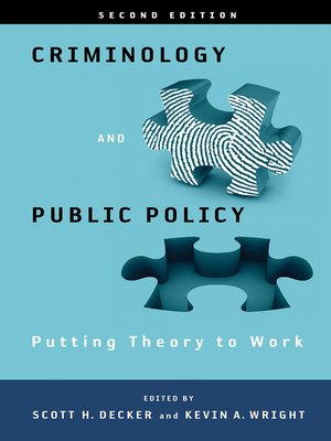 cover image of Criminology and Public Policy